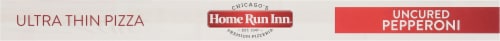 Home Run Inn® Uncured Pepperoni Ultra Thin Crust Frozen Pizza Perspective: bottom