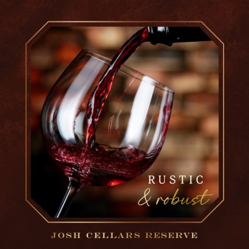 Josh Cellars Reserve Bourbon Barrel Aged Cabernet Sauvignon California Red Wine Perspective: bottom