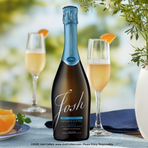 Josh Cellars Non-Alcoholic Sparkling Wine Perspective: bottom