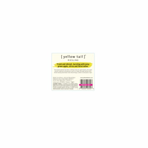 Yellow Tail Riesling Australia White Wine Perspective: bottom