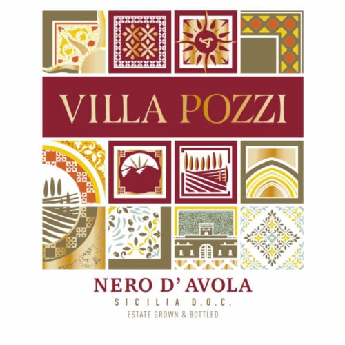 Villa Pozzi Nero D'Avola Italy Red Wine Perspective: bottom