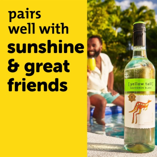 Yellow Tail Sauvignon Blanc Australia White Wine Perspective: bottom