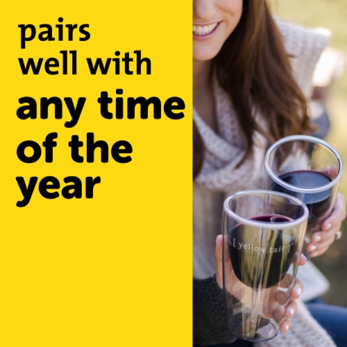 Yellow Tail Pinot Noir South Eastern Australia Red Wine Perspective: bottom