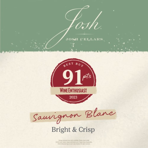 Josh Cellars Sauvignon Blanc California White Wine Perspective: bottom