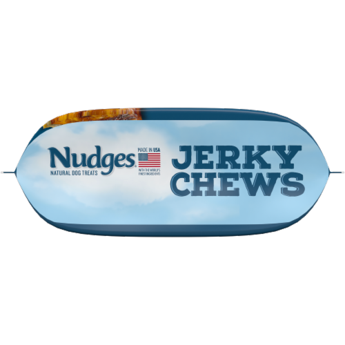 Blue Buffalo Nudges Natural Chicken Jerky Chews Dog Treats Perspective: bottom