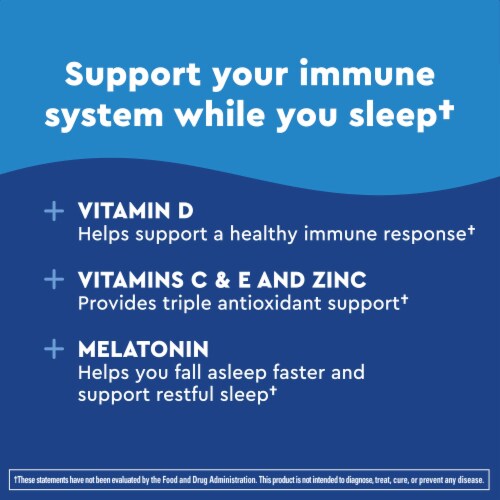 Nature Made® WellBlends™ Sleep & Immune™ Very Berry Diet Supplement Gummies Perspective: bottom