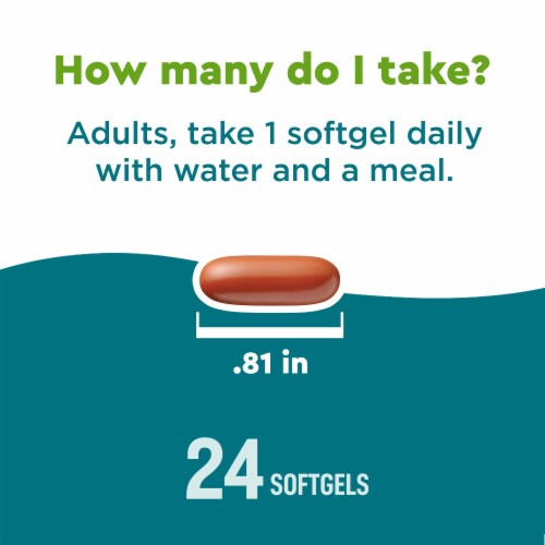 Nature Made® WellBlends™ Positive Mood & Energy™ Softgel Capsules Perspective: bottom