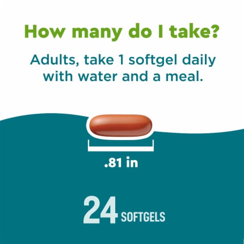 Nature Made® WellBlends™ Positive Mood & Energy™ Softgel Capsules Perspective: bottom