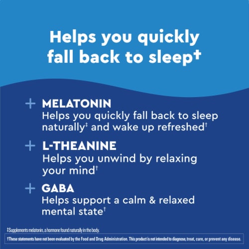 Nature Made® Wellblends Berry Back to Sleep Tablets Perspective: bottom
