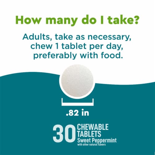 Nature Made® WellBlends Sweet Peppermint Clear & Focus + B Vitamins Chewable Tablets Perspective: bottom