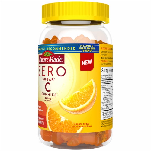 Nature Made® Zero Sugar Vitamin C Gummies- 250mg Perspective: bottom