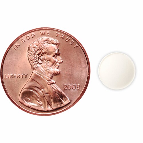 Nature Made® Vitamin B6 100mg Tablets Perspective: bottom