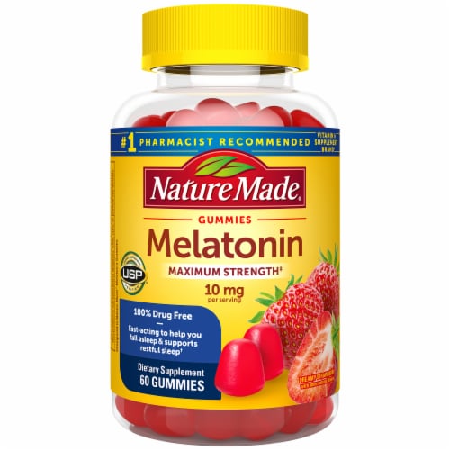 Nature Made® Melatonin Gummies Perspective: bottom
