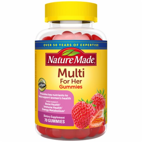 Nature Made® Multivitamin For Her Gummies Perspective: bottom