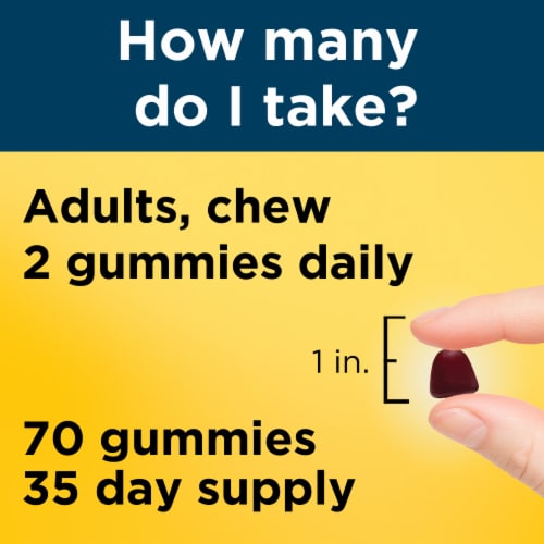 Nature Made® Cherry & Mixed Berry Multi-Vitamin for Him Gummies Perspective: bottom