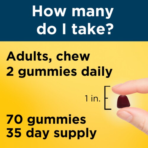 Nature Made® Cherry & Mixed Berry Multi-Vitamin for Him Gummies Perspective: bottom