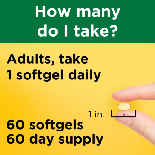 Nature Made® Vitamin D3 Supplement Softgel Capsules 250mcg Perspective: bottom