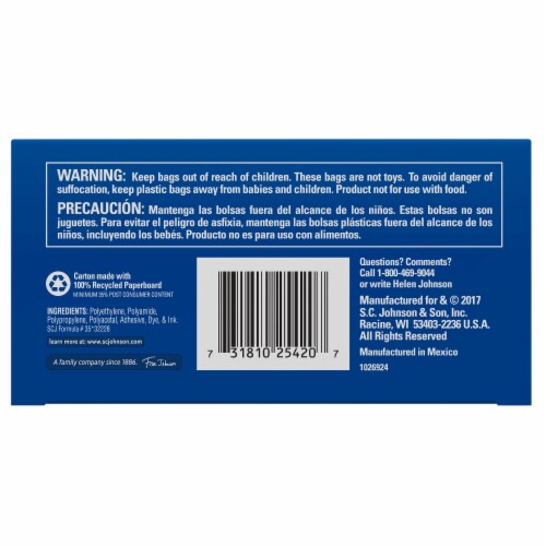 Ziploc Space Bag Large Flats Vacuum Seal Bags - 3 Pack Perspective: bottom