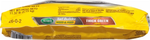 Scotts® Turf Builder® Weed & Feed Fertilizer Perspective: bottom