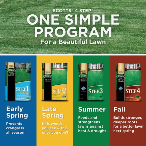 Scotts 23616 Step 2 Weed Control & Fertilizer Spring Cool Season Grass Perspective: bottom