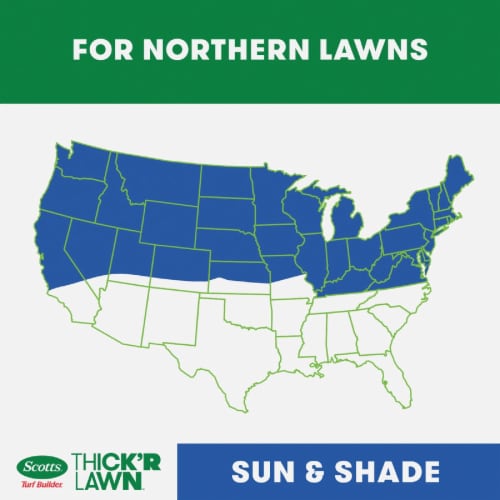 Scotts® Turf Builder® Thick'r Lawn™ 3-in-1 Solution Combination Seed Fertilizer and Soil Improver Perspective: bottom