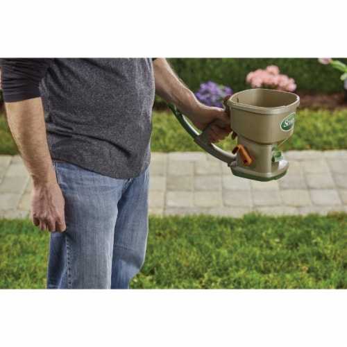 Scotts® Whirl Handheld Spreader Perspective: bottom
