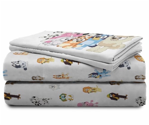 Sunny Side Up Bluey Sheet Set Perspective: bottom