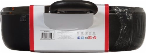 T-fal® Essentials Jumbo Cooker Non Stick With Lid - Black Perspective: bottom