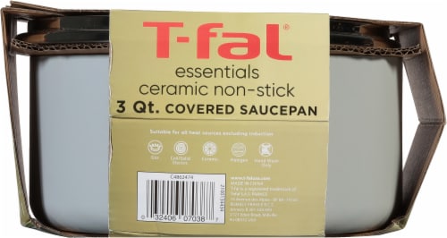 T-fal® Essentials Sauce Pan Ceramic Perspective: bottom