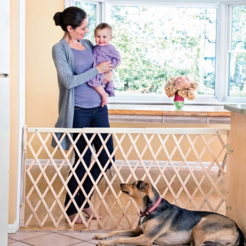 Evenflo Expansion Walk-Thru Room Divider Baby Gate - Natural Perspective: bottom