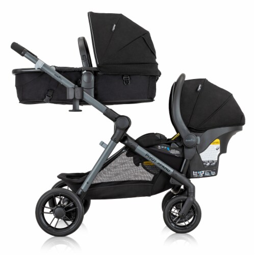 Evenflo pivot xpand modular travel system with safemax infant car seat clearance