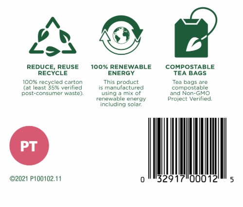 Traditional Medicinals® Organic Pregnancy® Tea Bags Perspective: bottom