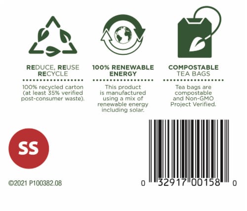 Traditional Medicinals® Seasonal Sampler Tea Bags Perspective: bottom