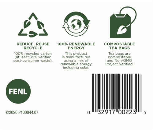 Traditional Medicinals® Organic Fennel Herbal Tea Perspective: bottom