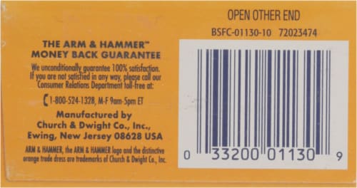 Arm & Hammer Pure Baking Soda Perspective: bottom