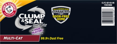 Arm & Hammer® Clump & Seal® Multi Cat Complete Odor Sealing Litter Perspective: bottom