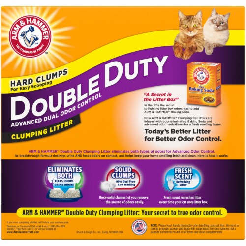 ARM & HAMMER Double Duty Clumping Cat Litter Perspective: bottom