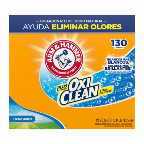 ARM & HAMMER Plus OxiClean Fresh Scent Powder Laundry Detergent Perspective: bottom