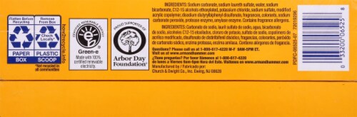 Arm & Hammer plus OxiClean™ Stain Fighters Fresh Scent Powder Laundry Detergent Perspective: bottom