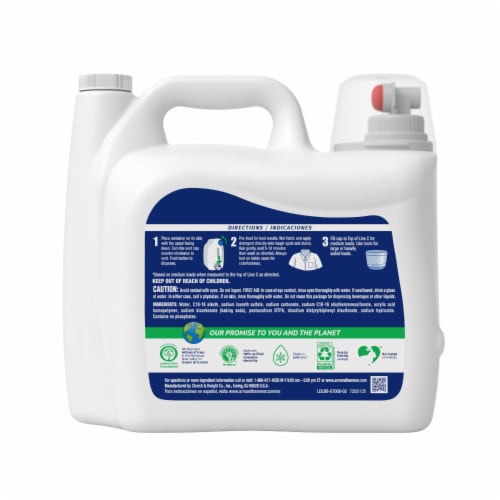 Arm & Hammer™ Free and Clear Hypoallergenic Sensitive Skin Liquid Laundry Detergent Perspective: bottom