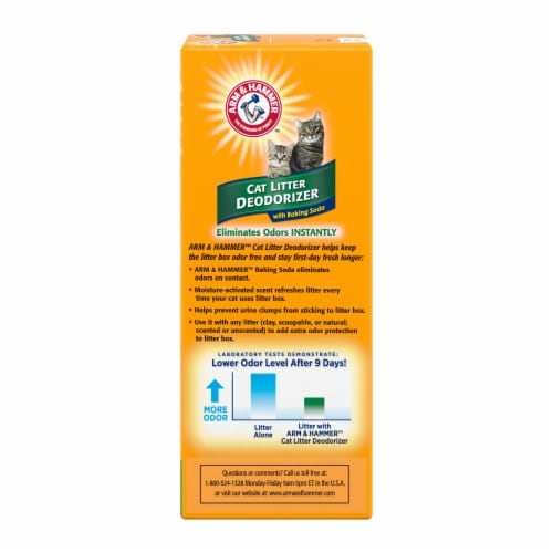 ARM & HAMMER Cat Litter Deodorizer with Baking Soda Perspective: bottom
