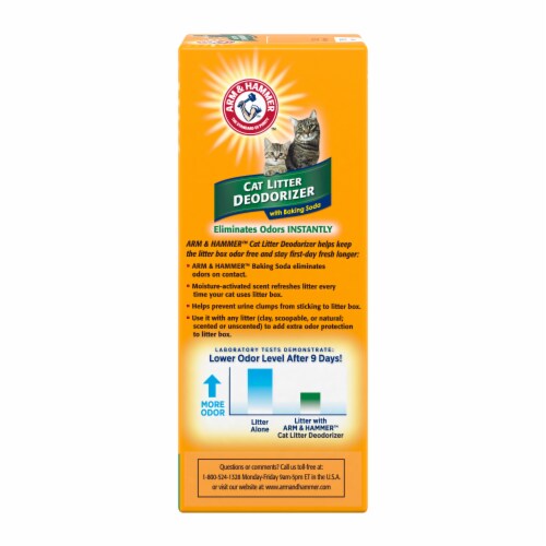 ARM & HAMMER Cat Litter Deodorizer with Baking Soda Perspective: bottom