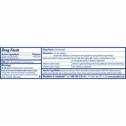Arm & Hammer™ Advance White™ Clean Mint Toothpaste Perspective: bottom