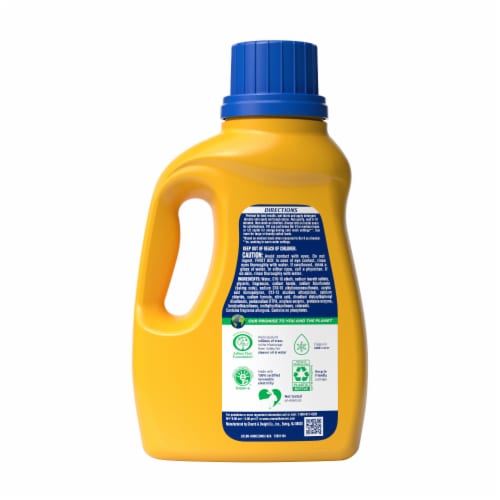 ARM & HAMMER Plus OxiClean Fresh Scent Liquid Laundry Detergent Perspective: bottom