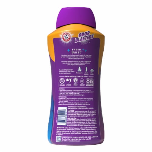 ARM & HAMMER Odor Blasters Fresh Burst In-Wash Laundry Scent Booster Perspective: bottom