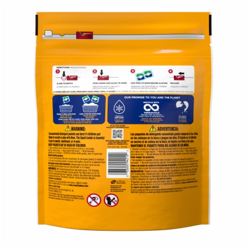 Arm & Hammer® Plus OxiClean™ 5-in-1 Fresh Scent Laundry Detergent Power Paks Perspective: bottom