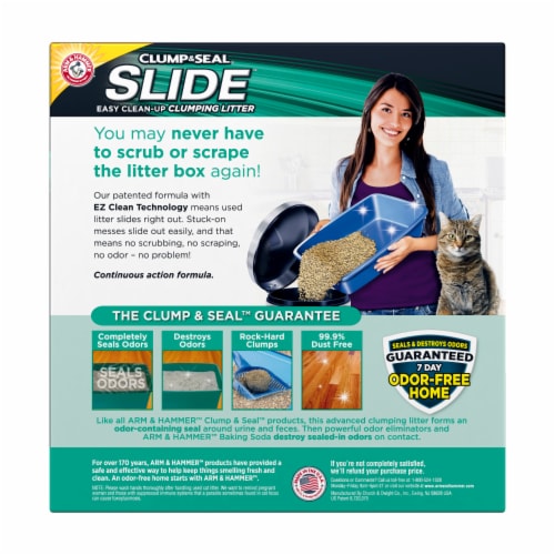 ARM & HAMMER Slide Non-Stop Odor Control Multi-Cat Clumping Cat Litter Perspective: bottom