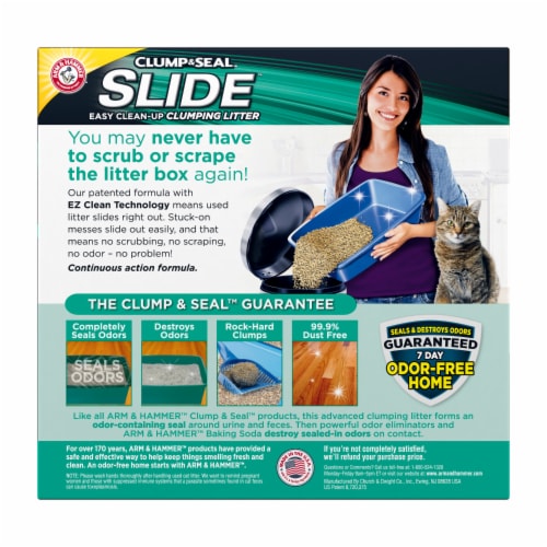 ARM & HAMMER Slide Non-Stop Odor Control Multi-Cat Clumping Cat Litter Perspective: bottom