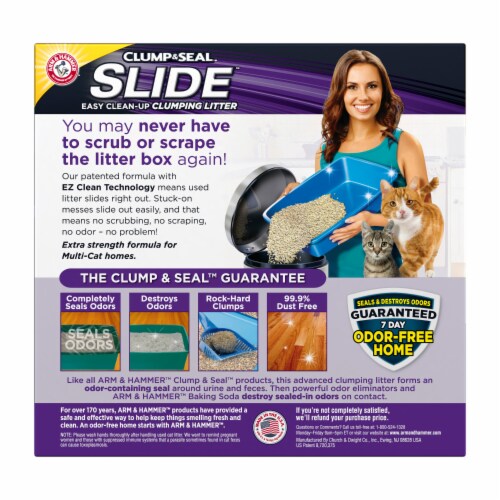 ARM & HAMMER Slide Easy Clean-Up Multi-Cat Clumping Cat Litter Perspective: bottom