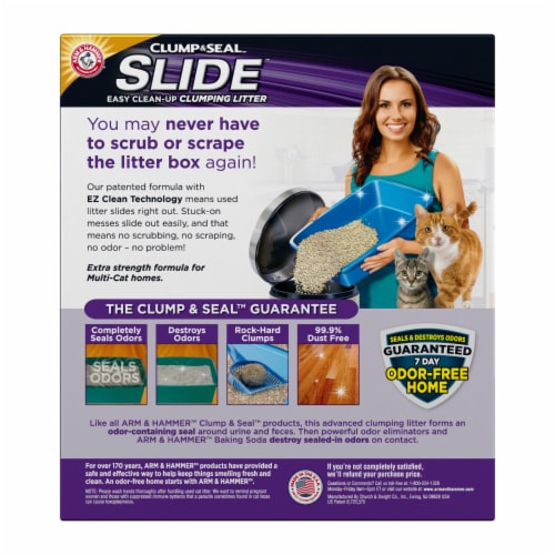 Arm & Hammer™ Slide Easy™ Clean-Up Multi-Cat Clumping Litter Perspective: bottom